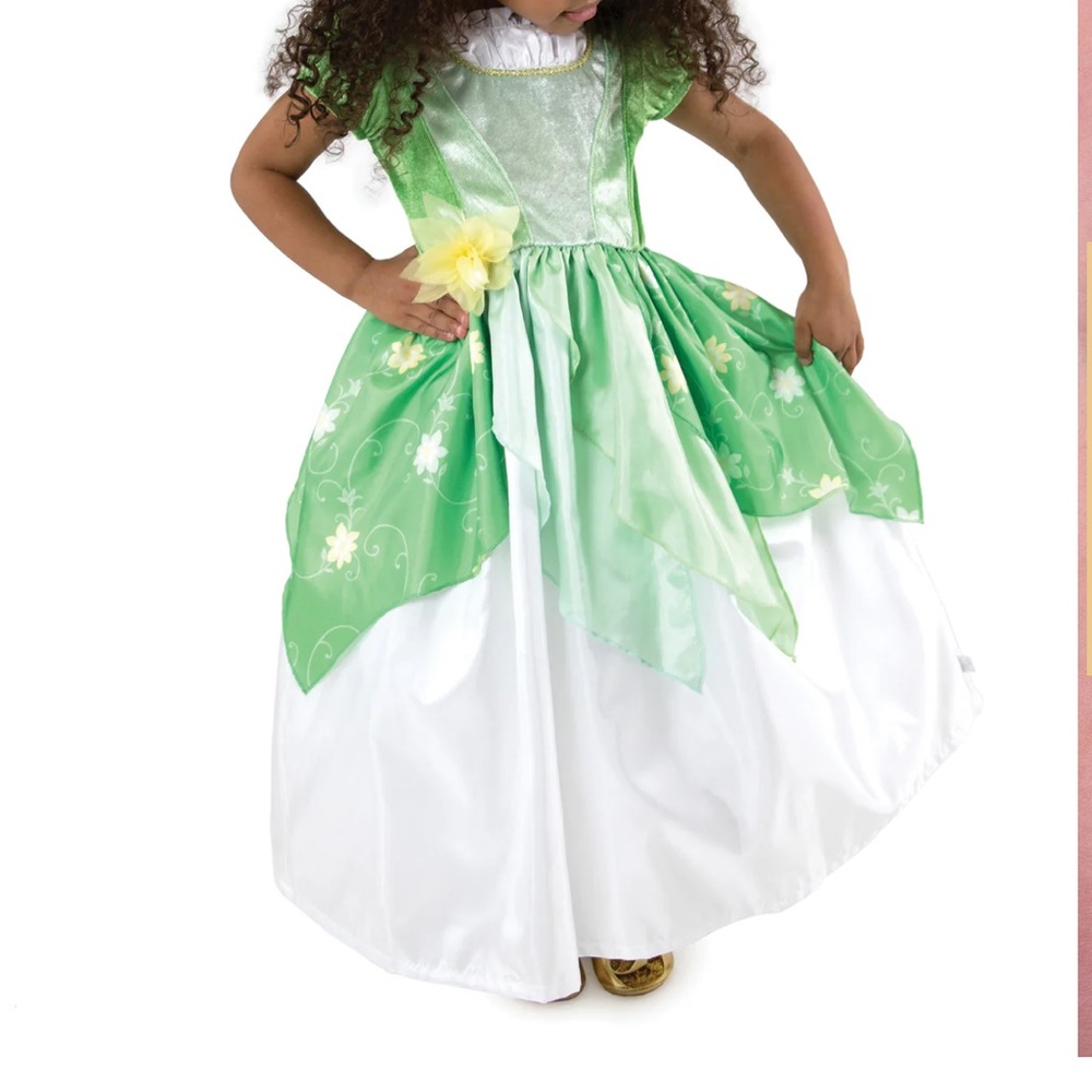 Little adventures Tiana Lily pad dress
